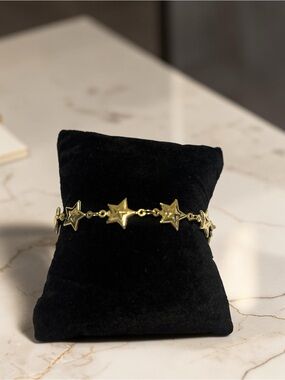 Gold Star Link Bracelet